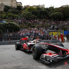 El McLaren no pudo dar demasiada guerra en MonteCarlo