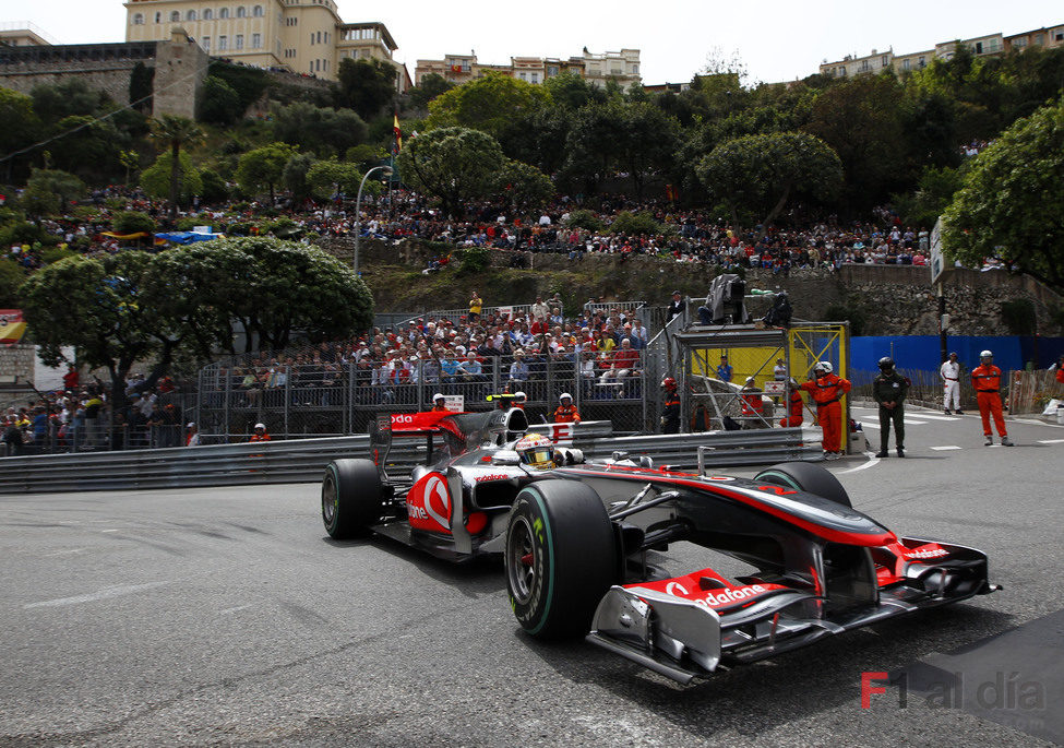 El McLaren no pudo dar demasiada guerra en MonteCarlo