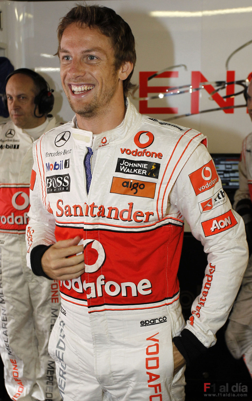 Button se las prometía muy felices antes de la carrera