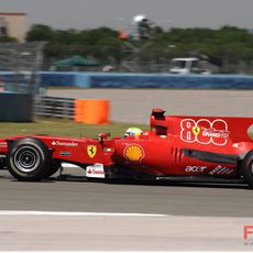 Massa empieza a probar el F10 sin 'F-Duct'