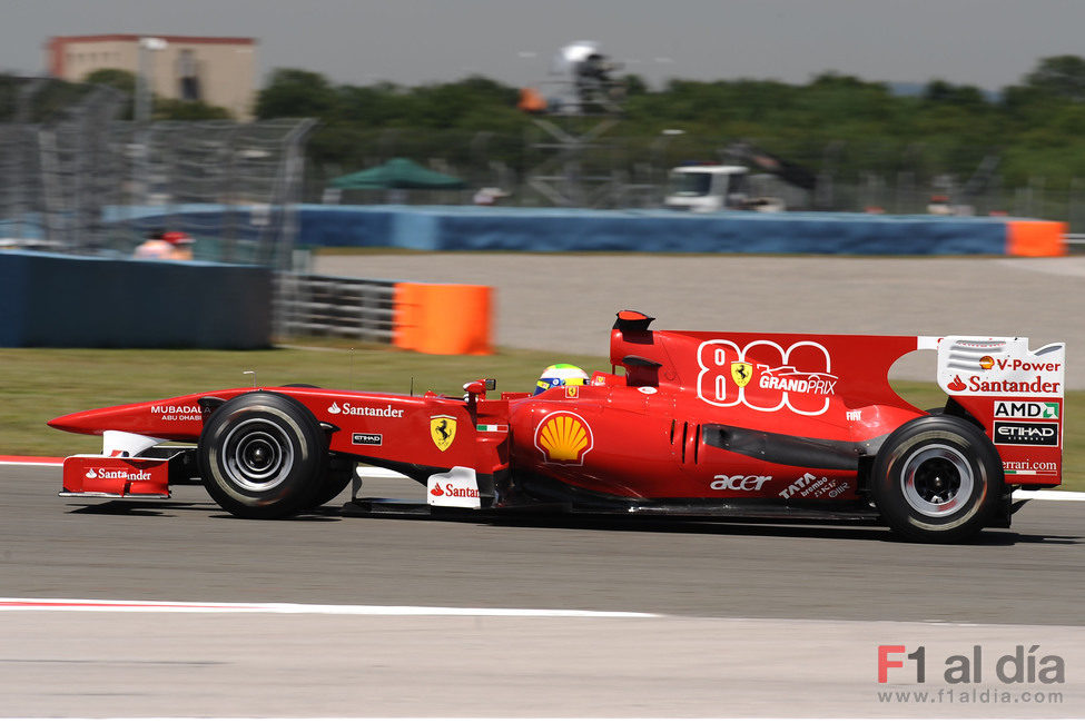 Massa empieza a probar el F10 sin 'F-Duct'