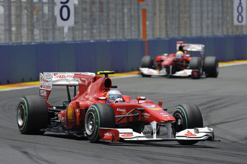 Alonso acabó la carrera 8º