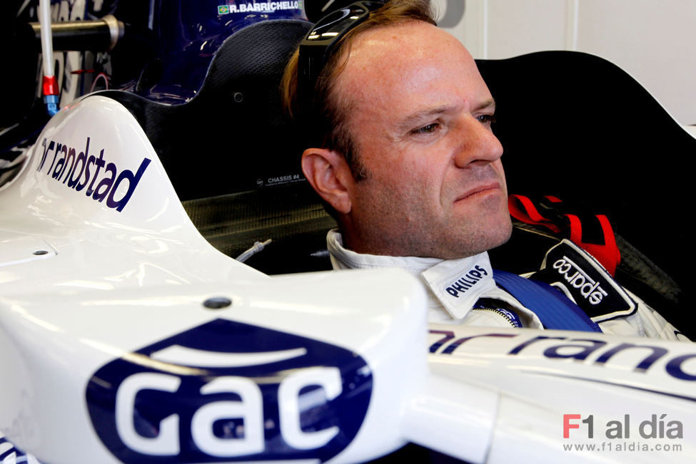 Barrichello en el cockpit