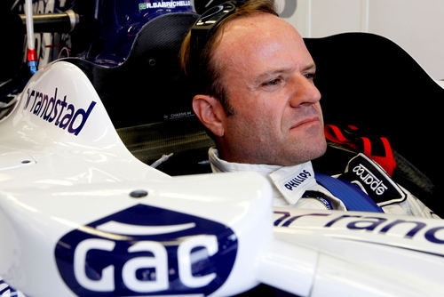 Barrichello en el cockpit