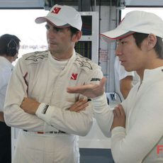 Los dos pilotos de Sauber