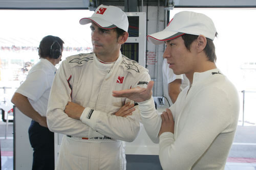 Los dos pilotos de Sauber