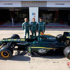 Los 3 pilotos de Lotus