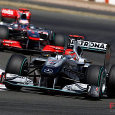 Schumacher en la pista