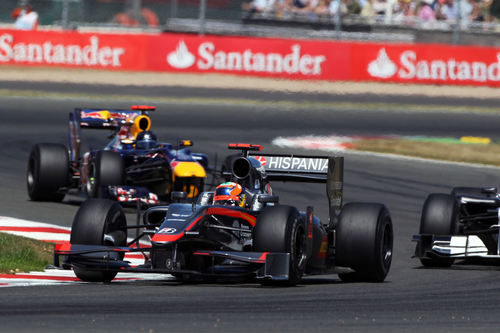 Chandhok en el GP de Gran Bretaña