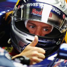 Vettel en el Red bull