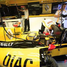 Kubica en su Renault