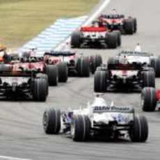 Varios pilotos en el GP de Alemania