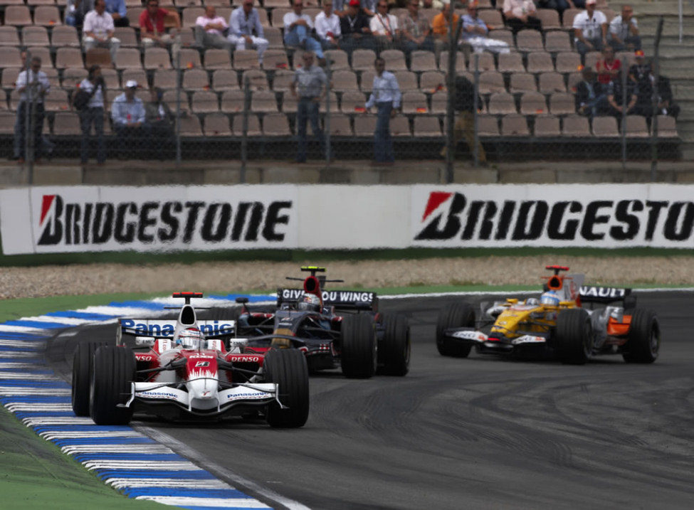 Trulli, Vettel y Alonso