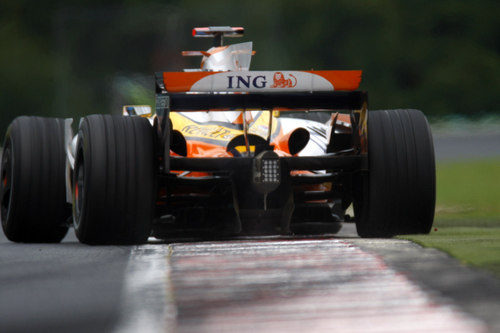 Alonso en pista