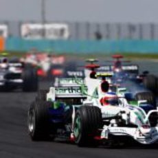 Barrichello encabeza un grupo