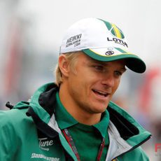 Kovalainen llega al circuito