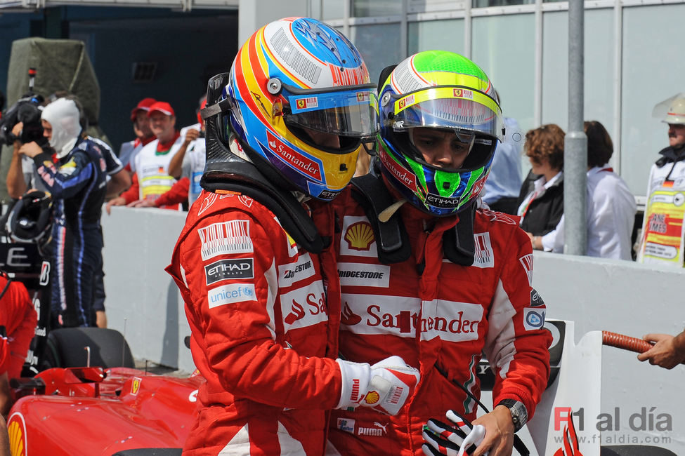 Massa y Alonso