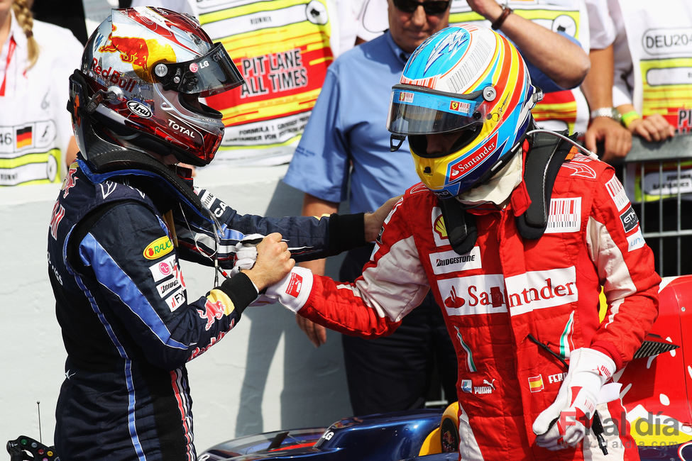 Vettel y Alonso