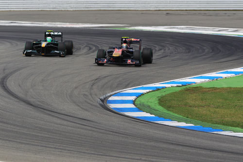 Alguersuari y Kovalainen