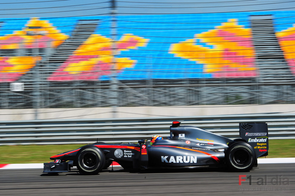 Karun se monta en el F110 en Estambul