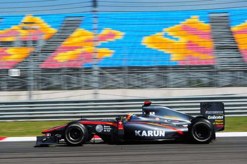 Karun se monta en el F110 en Estambul