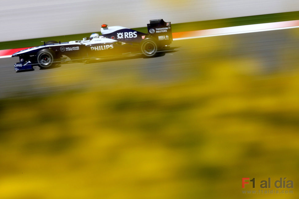 Barrichello durante los libres 2