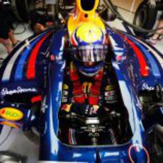 Webber en su Red Bull