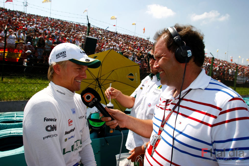 Kovalainen en la parrilla