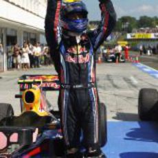 Webber es el primero