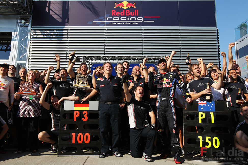 El equipo Red Bull