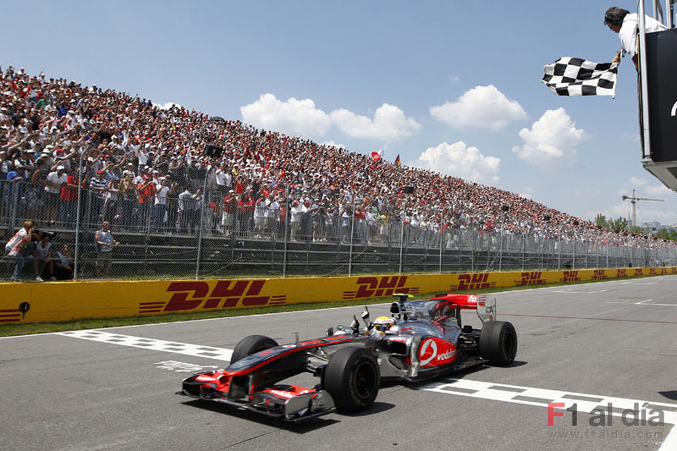 Lewis Hamilton gana el GP de Canadá 2010