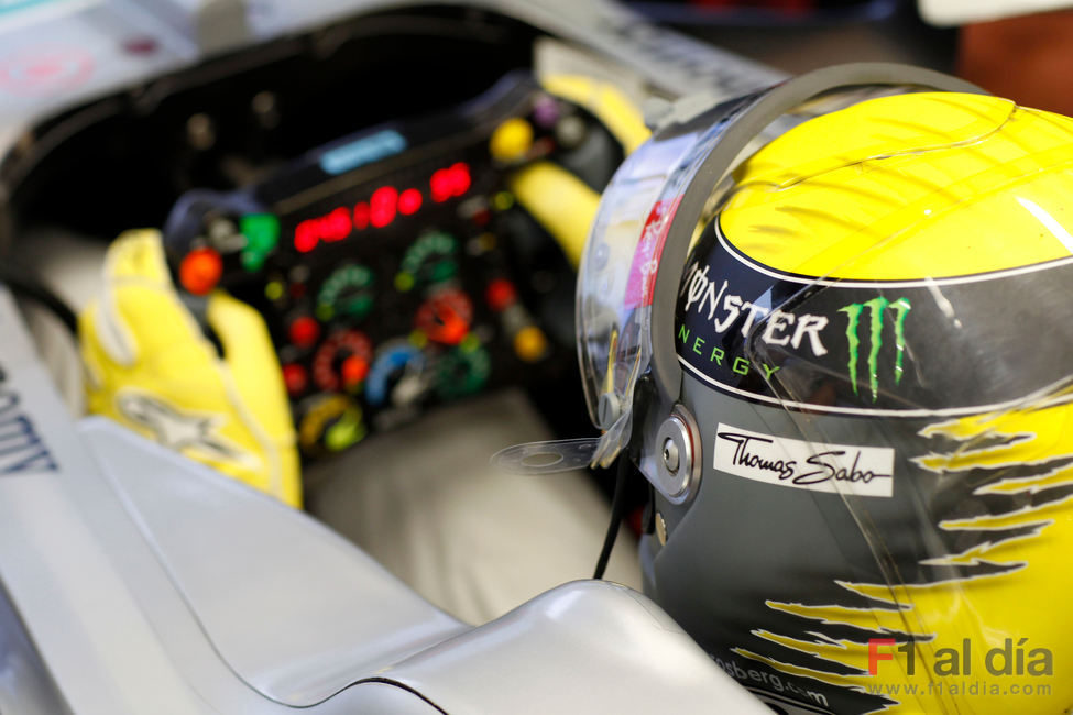 Rosberg en el Mercedes