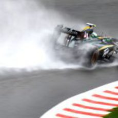 Kovalainen en mojado