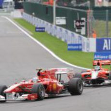 Alonso no acaba la carrera