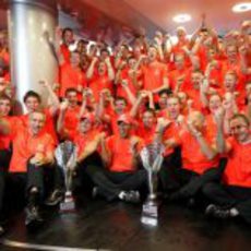 El equipo McLaren