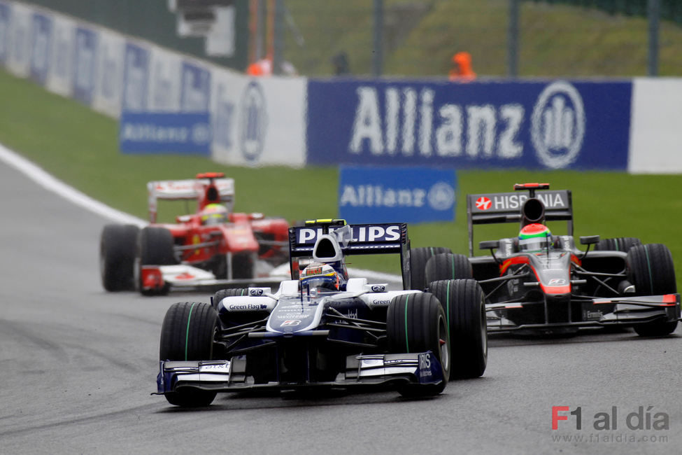 Hulkenberg en la pista