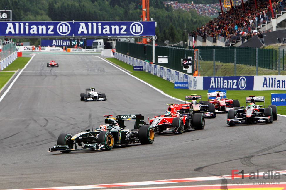 Trulli en el GP de Bélgica