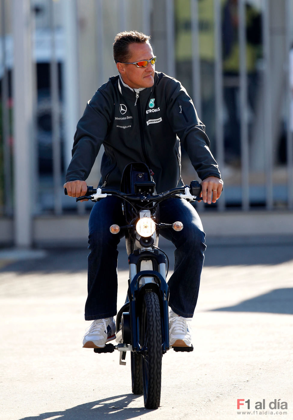 Schumacher en moto