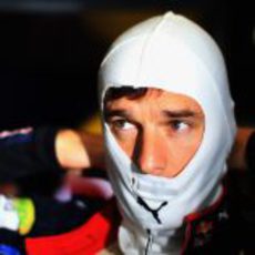 Webber a punto de salir a pista