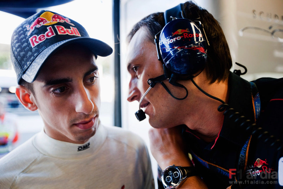 Buemi y su ingeniero