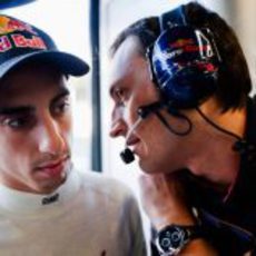 Buemi y su ingeniero