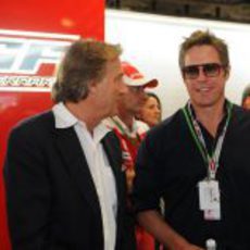 Di Montezemolo y Hugh Grant