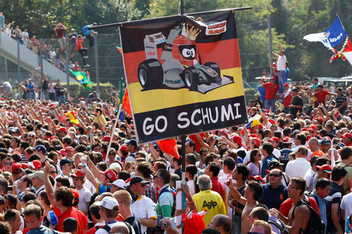 Los aficionados de Schumacher