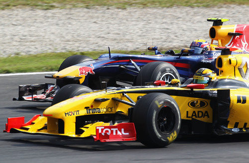 Kubica y Webber