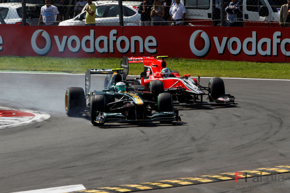 Kovalainen y di Grassi