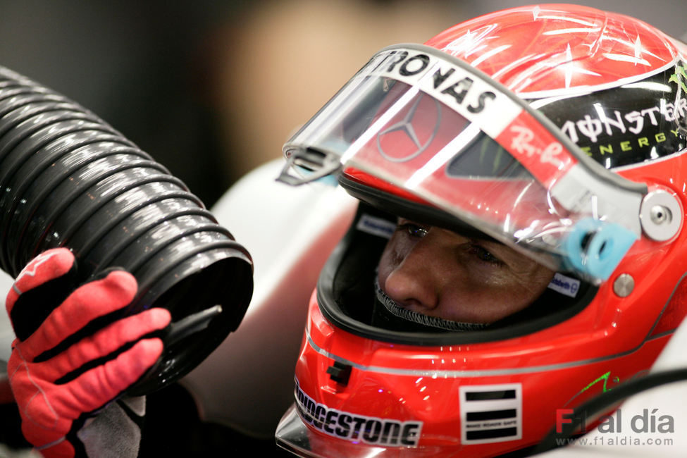Schumacher con calor