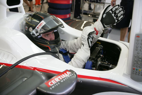 Heidfeld en el Sauber