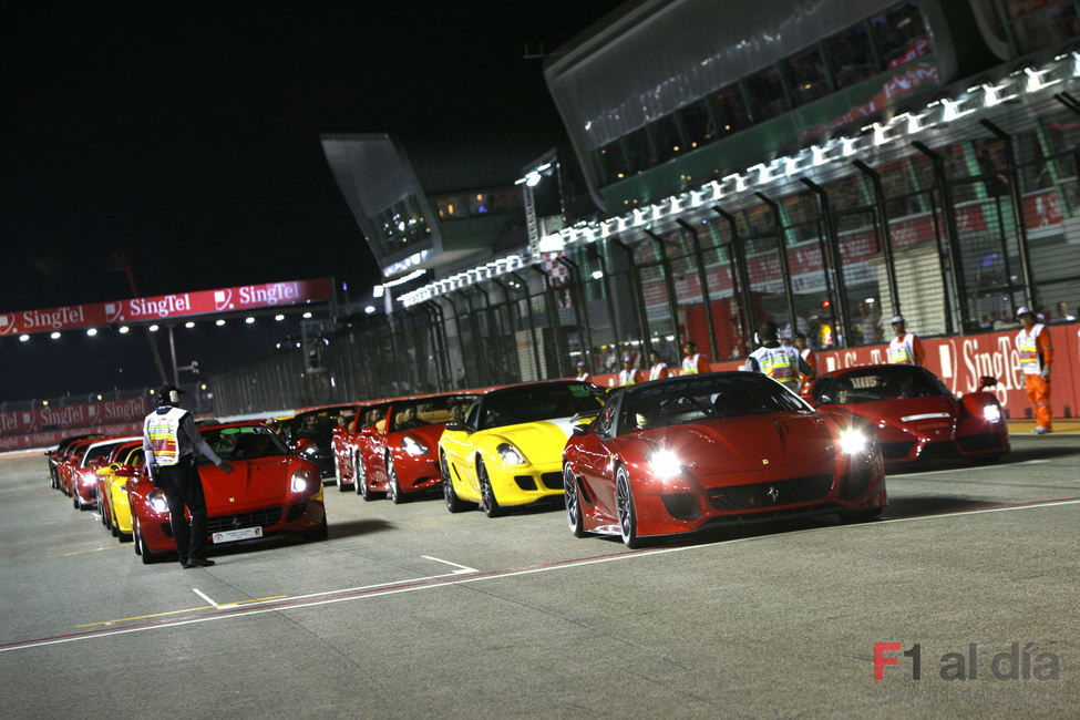 Los Ferrari de Singapur