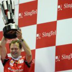 El trofeo de Ferrari