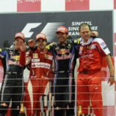 Los ganadores del GP de Singapur